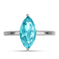Silberring mit Paraiba Quarz