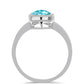 Silberring mit Paraiba Quarz