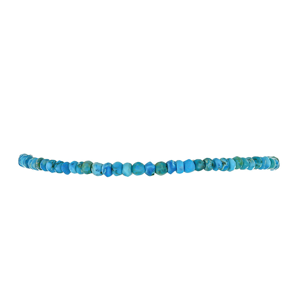 Goldplattiertes Silberarmband mit Austerntürkis 2 
