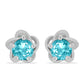schmuckgarnitur aus Silber mit Paraiba Quarz