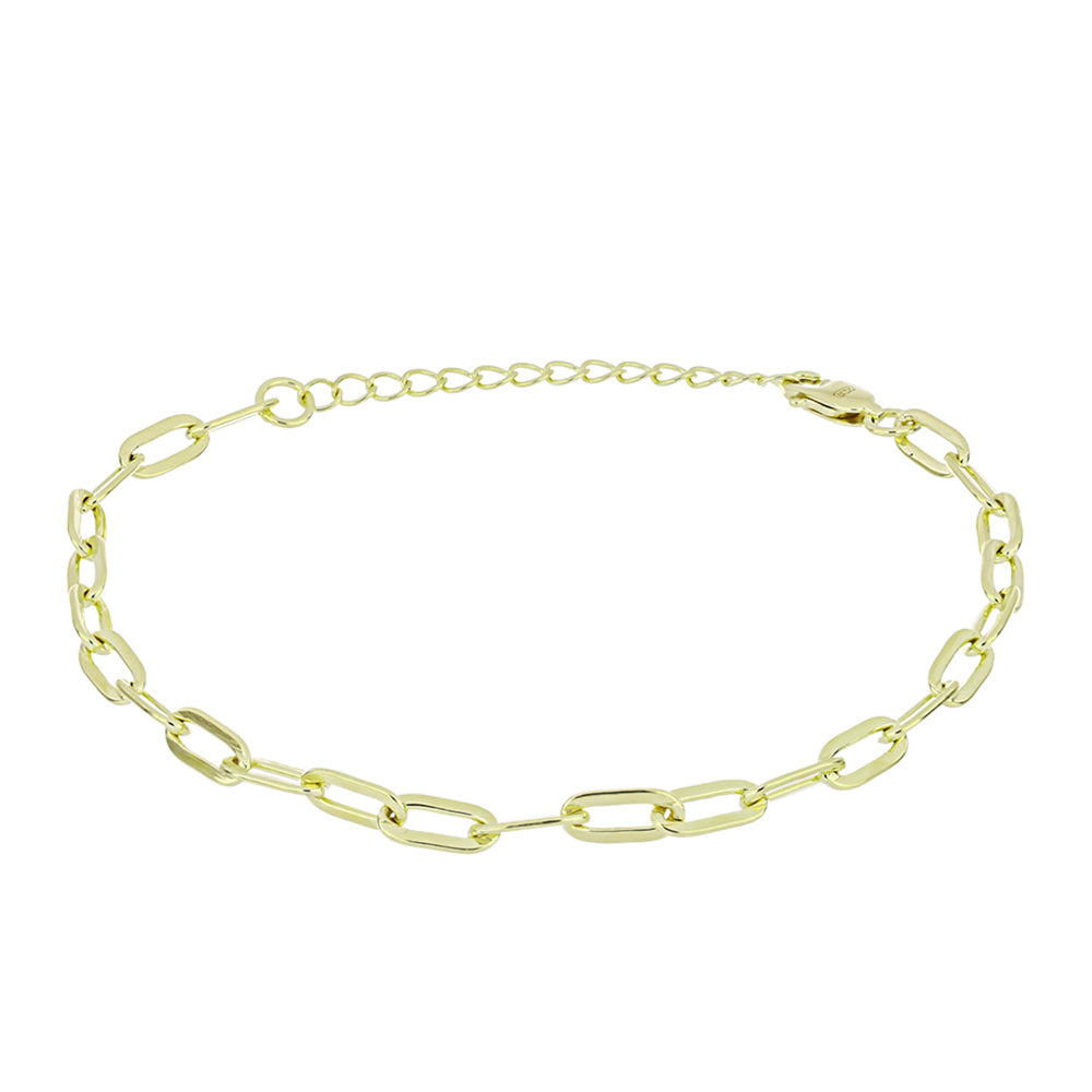 Goldplattiertes Silberarmband 1 