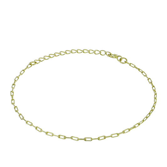 Goldplattiertes Silberarmband