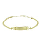 Goldplattiertes Silberarmband