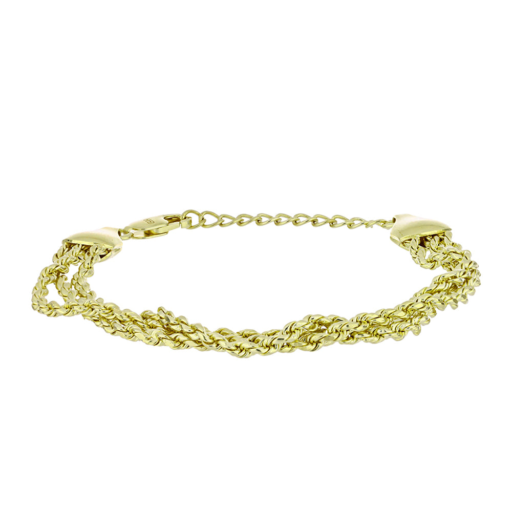 Goldplattiertes Silberarmband 1 