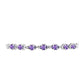Silberarmband mit marokkanischem Amethyst