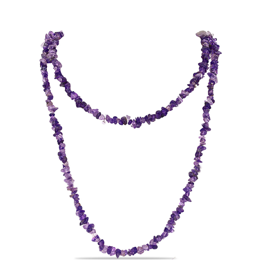 Nugget Halskette mit marokkanischem Amethyst 1 