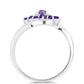 Silberring mit marokkanischem Amethyst