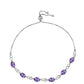 Silberarmband mit marokkanischem Amethyst