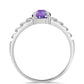 Silberring mit marokkanischem Amethyst