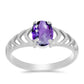 Silberring mit marokkanischem Amethyst