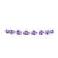 Silberarmband mit marokkanischem Amethyst