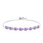 Silberarmband mit marokkanischem Amethyst