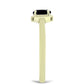 Goldplattierter Silberring mit schwarzem Onyx aus Suwar