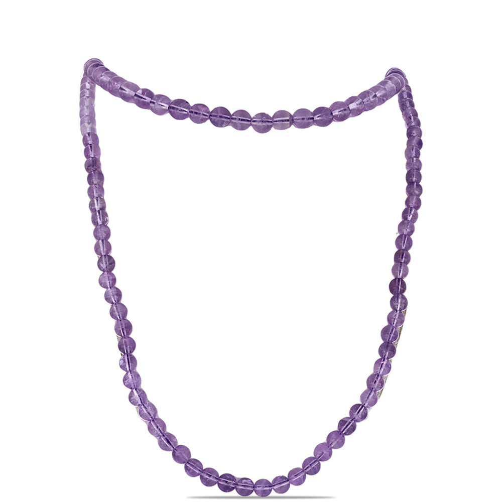 Nugget Halskette mit Rose De France Amethyst 1 