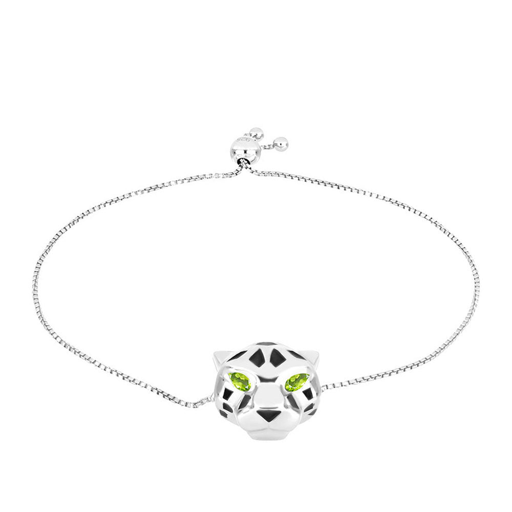 Silberarmband mit Peridot aus Changbai 1 