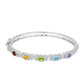 schmuckgarnitur aus Silber mit Rose De France Amethyst und Zitrin aus dem Ural
