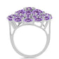 Silberring mit Rose De France Amethyst