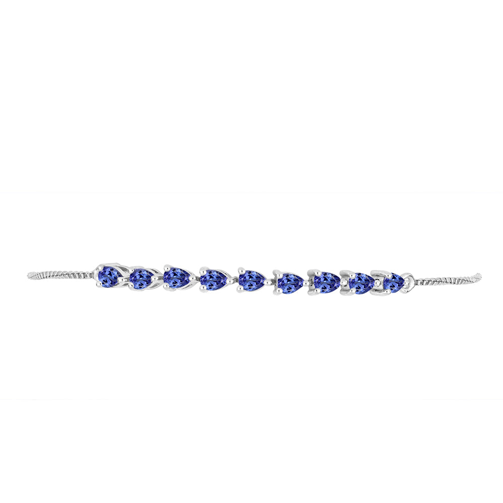 Silberarmband mit Tansanit
