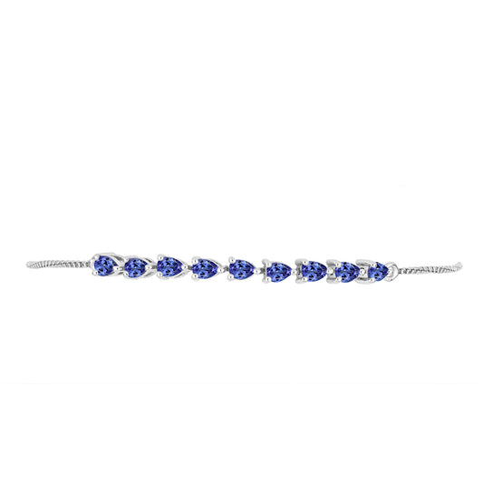 Silberarmband mit Tansanit