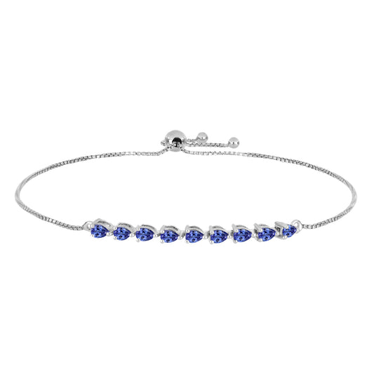 Silberarmband mit Tansanit