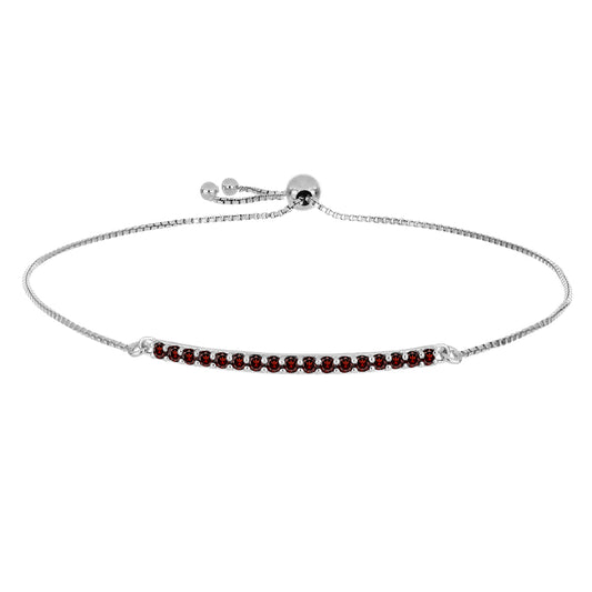 Silberarmband mit Barton Granat
