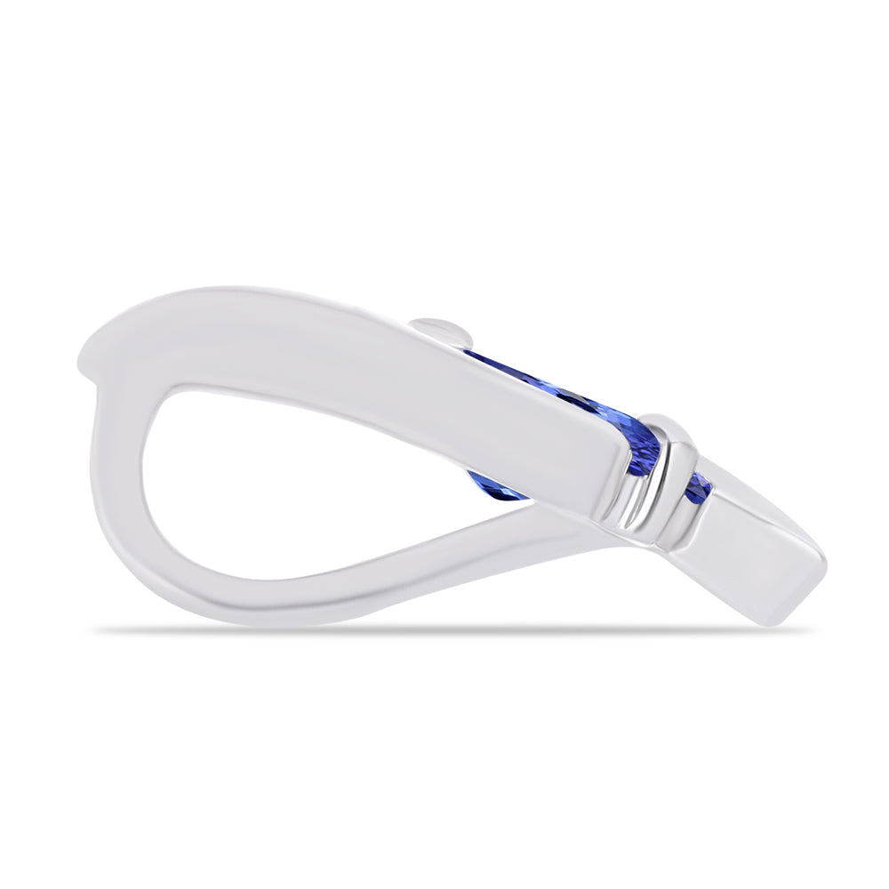 Silberanhänger mit Tansanit 2 