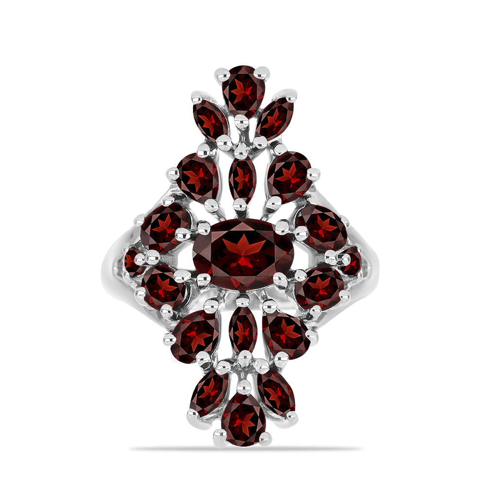 Silberring mit Barton Granat 1 