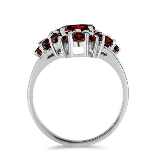 Silberring mit Barton Granat