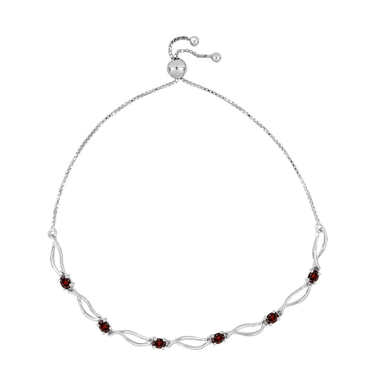 Silberarmband mit Barton Granat