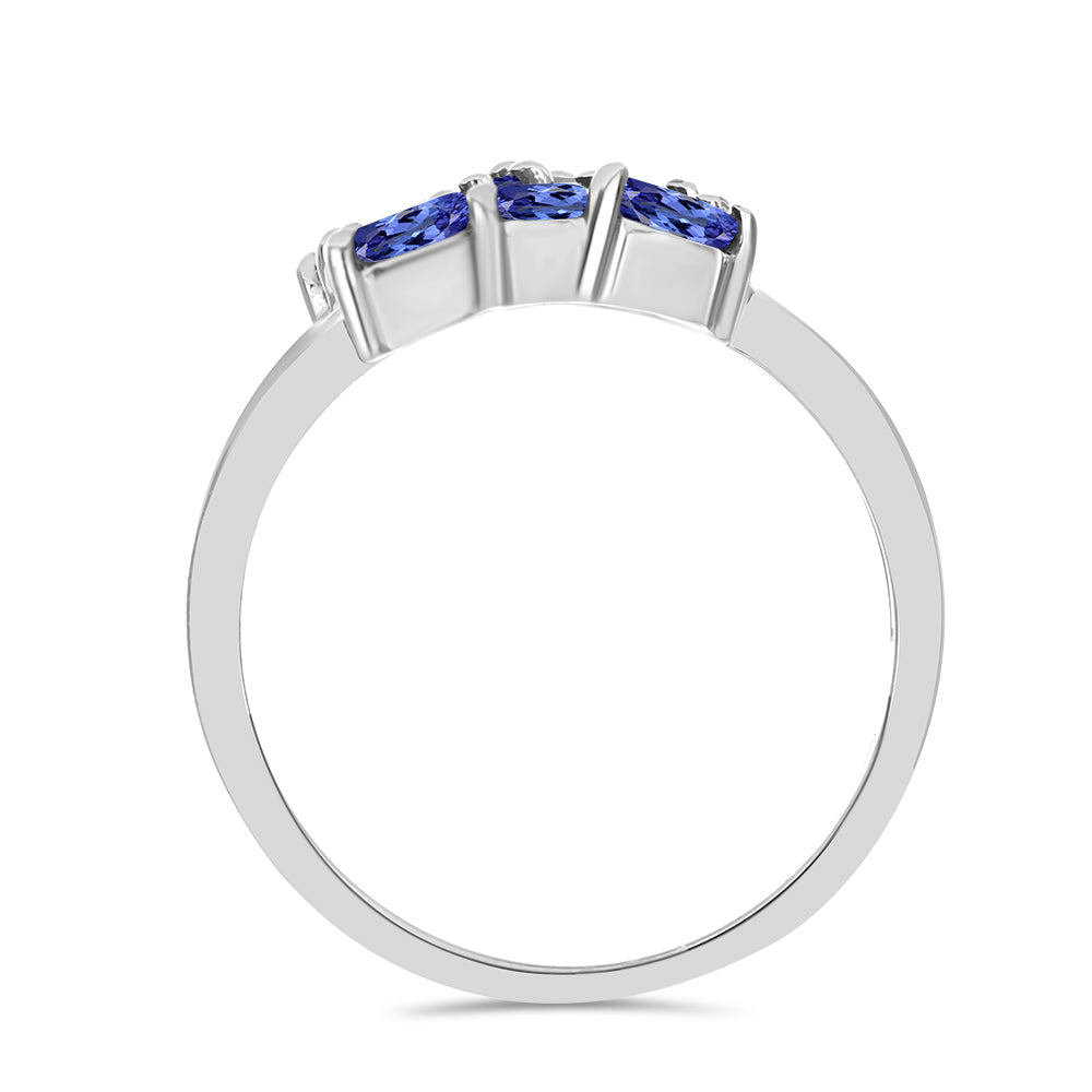 Silberring mit Tansanit 2 