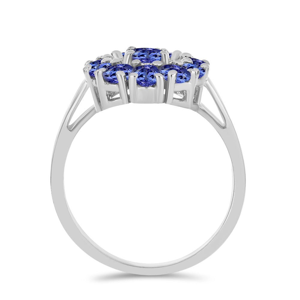 Silberring mit Tansanit 2 