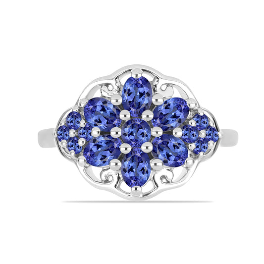 Silberring mit Tansanit