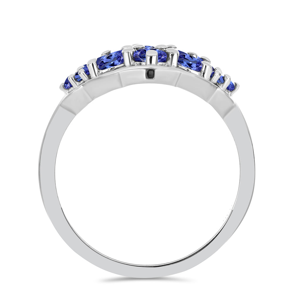 Silberring mit Tansanit 2 