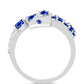 Silberring mit australischem blauem Saphir
