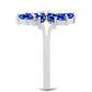 Silberring mit australischem blauem Saphir