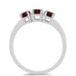 Silberring mit Barton Granat