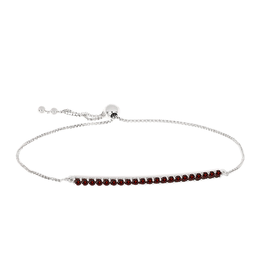 Silberarmband mit Barton Granat