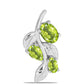 Silberanhänger mit Peridot aus Changbai