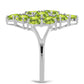 Silberring mit Peridot aus Changbai