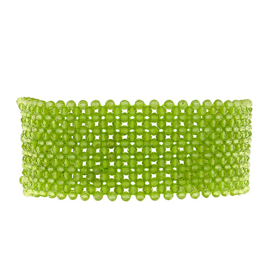 Silberarmband mit Peridot aus Changbai
