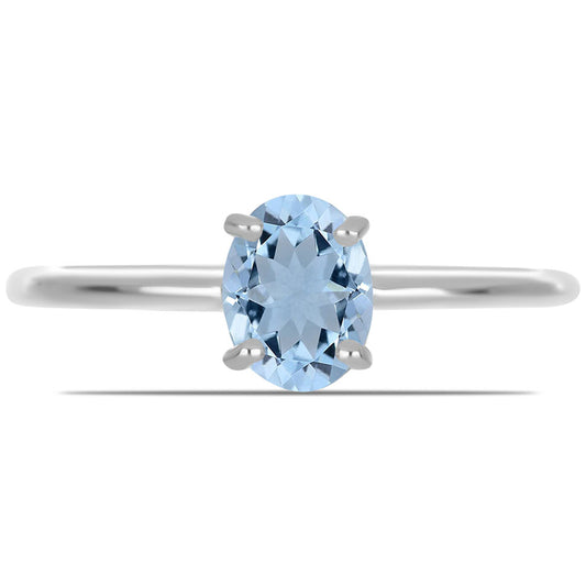 Silberring mit Aquamarin aus Embu County
