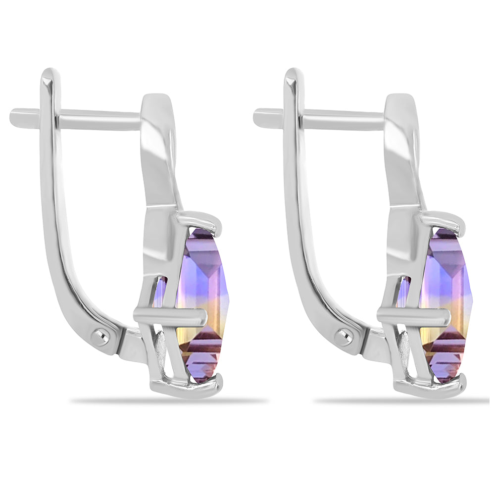 Silberohrringe mit Anahi Ametrin