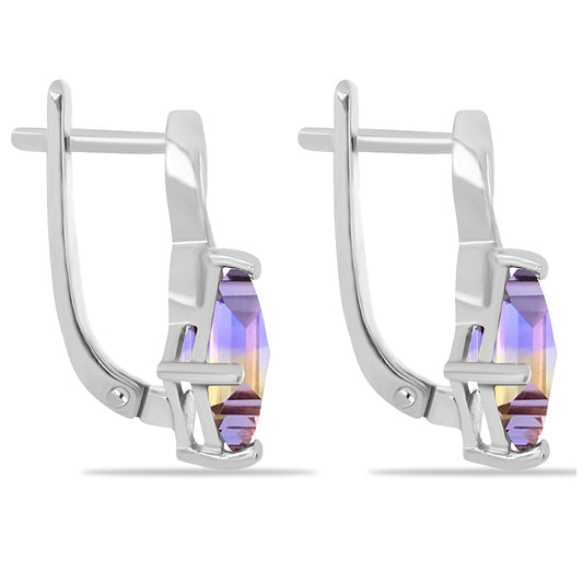 Silberohrringe mit Anahi Ametrin