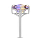 Silberring mit Anahi Ametrin und weißem Topas