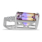 Silberanhänger mit Anahi Ametrin und weißem Topas