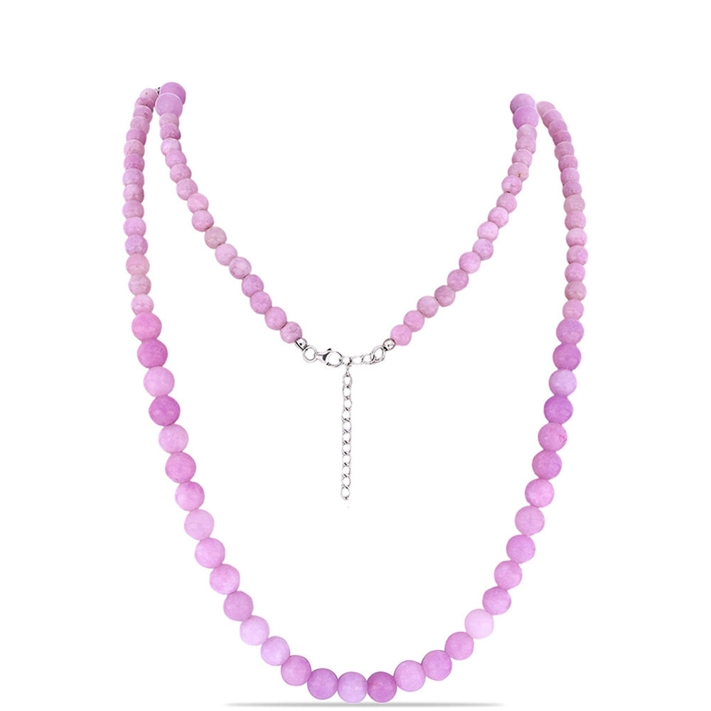 Silberhalskette mit Kunzit aus Pala 1 