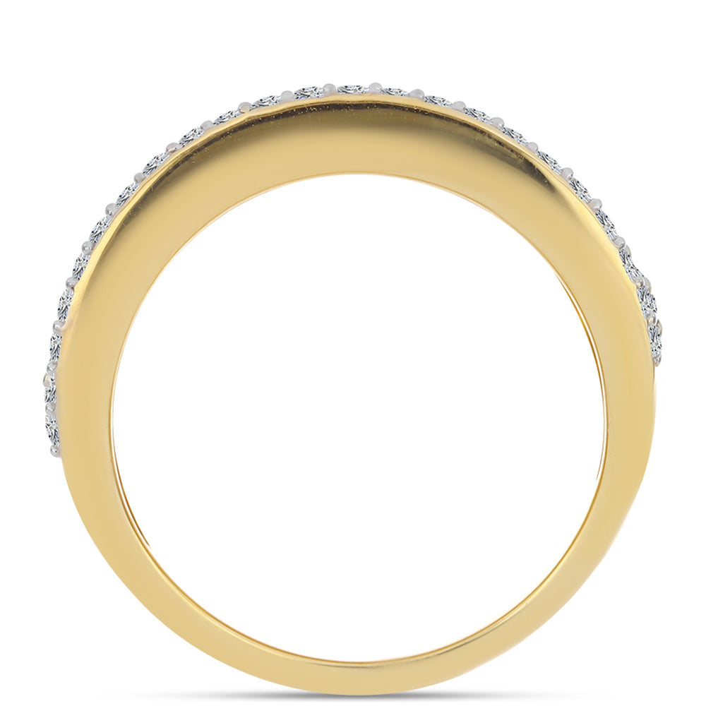 Goldplattierter Silberring mit schwarzem Onyx 2 