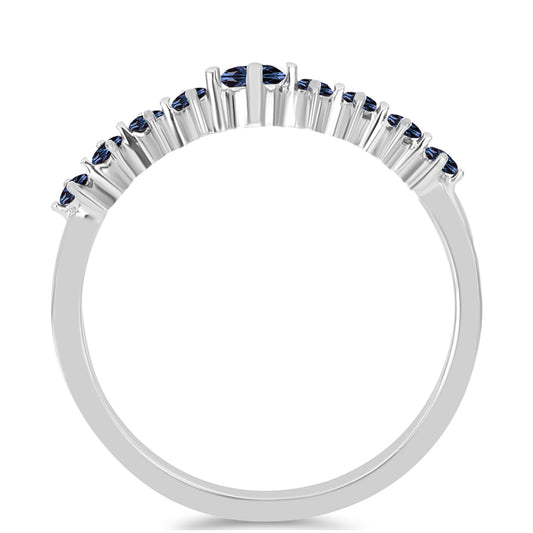 Silberring mit "Imperial lilafarbenem" Moissanit