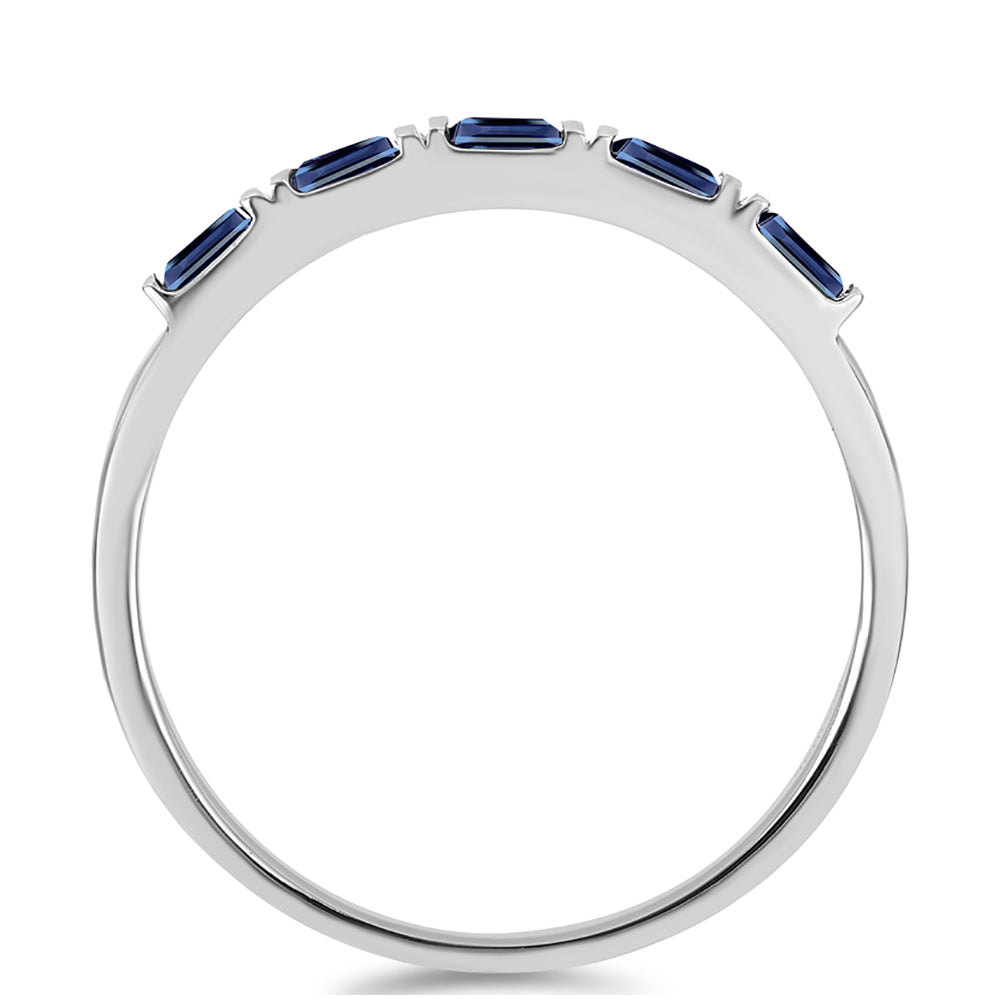 Silberring mit "Imperial lilafarbenem" Moissanit 2 