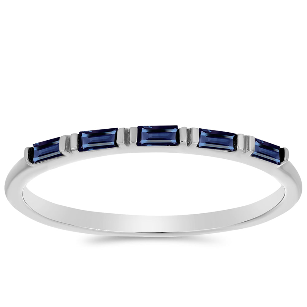 Silberring mit "Imperial lilafarbenem" Moissanit 3 